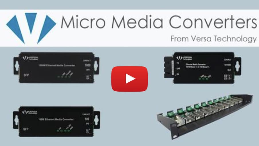 Micro Media Converters by Versa Technology